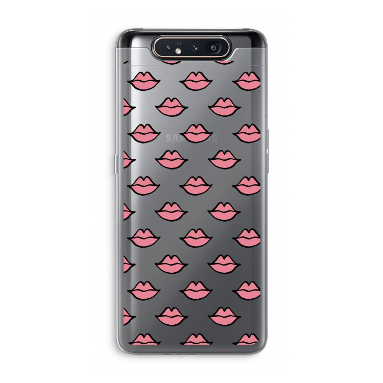 Lipjes: Samsung Galaxy A80 Transparant Hoesje