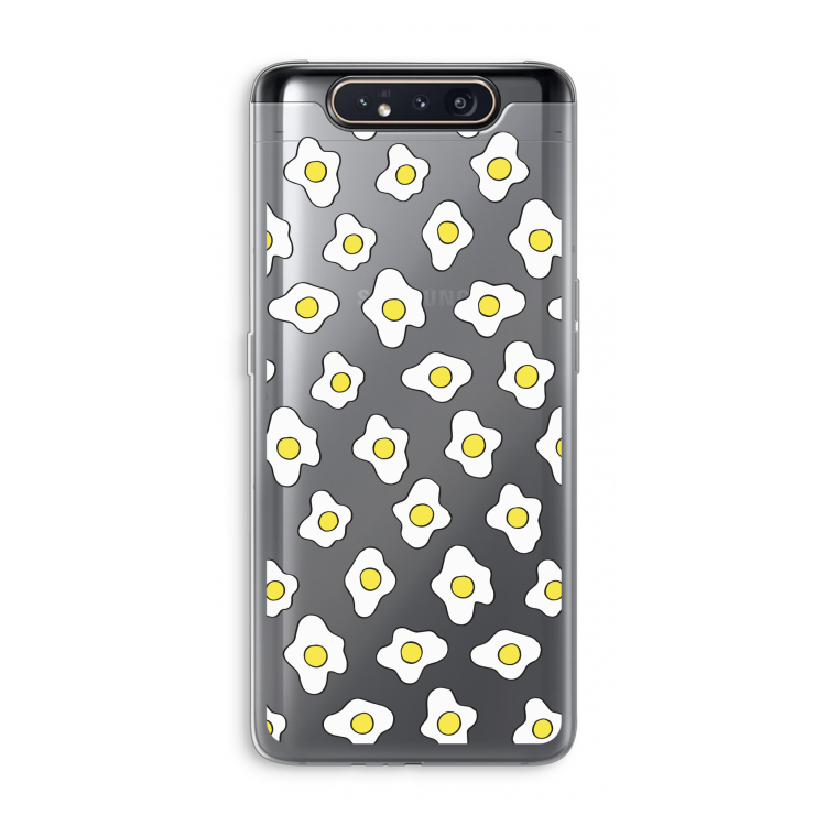 Spiegeleitjes: Samsung Galaxy A80 Transparant Hoesje