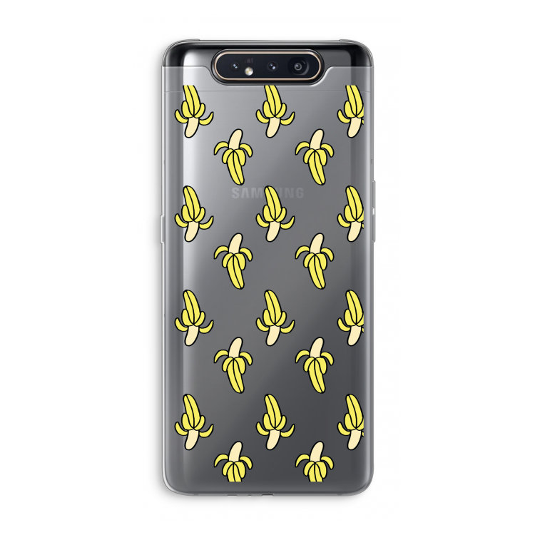 Bananas: Samsung Galaxy A80 Transparant Hoesje