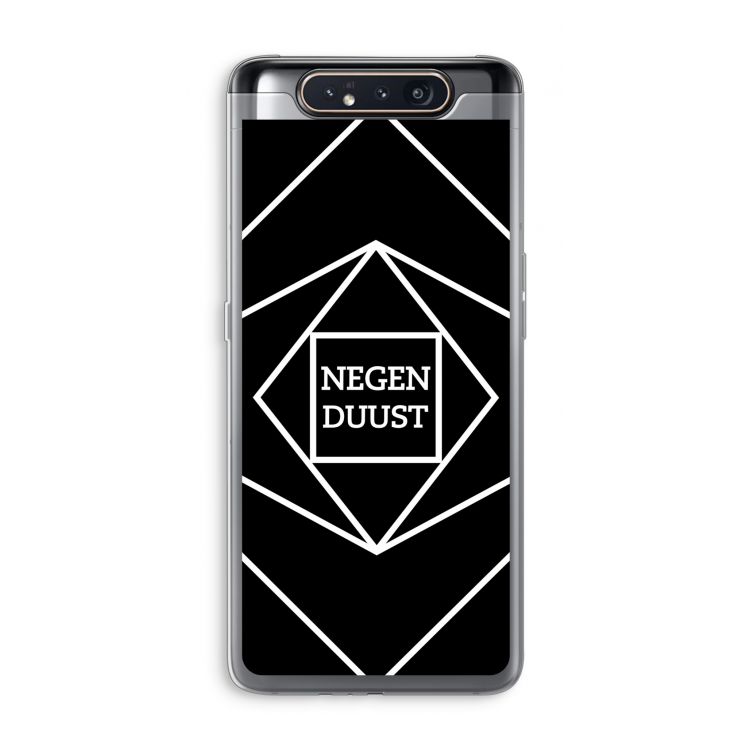 Negenduust geometrisch: Samsung Galaxy A80 Transparant Hoesje