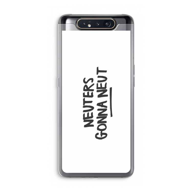Neuters: Samsung Galaxy A80 Transparant Hoesje