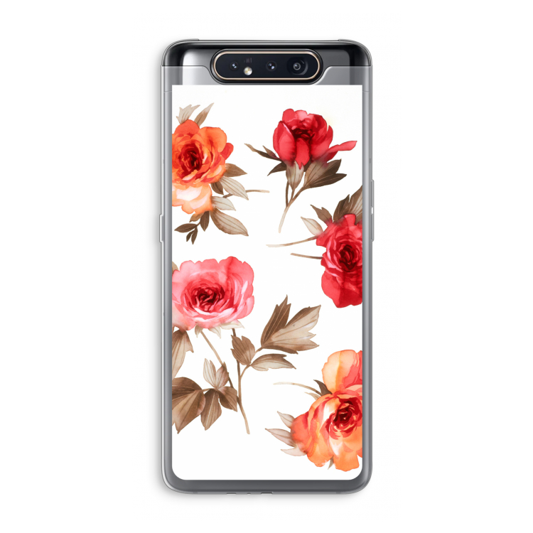 Roosjes: Samsung Galaxy A80 Transparant Hoesje