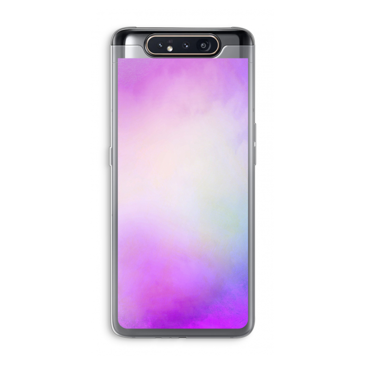 Clouds pastel: Samsung Galaxy A80 Transparant Hoesje