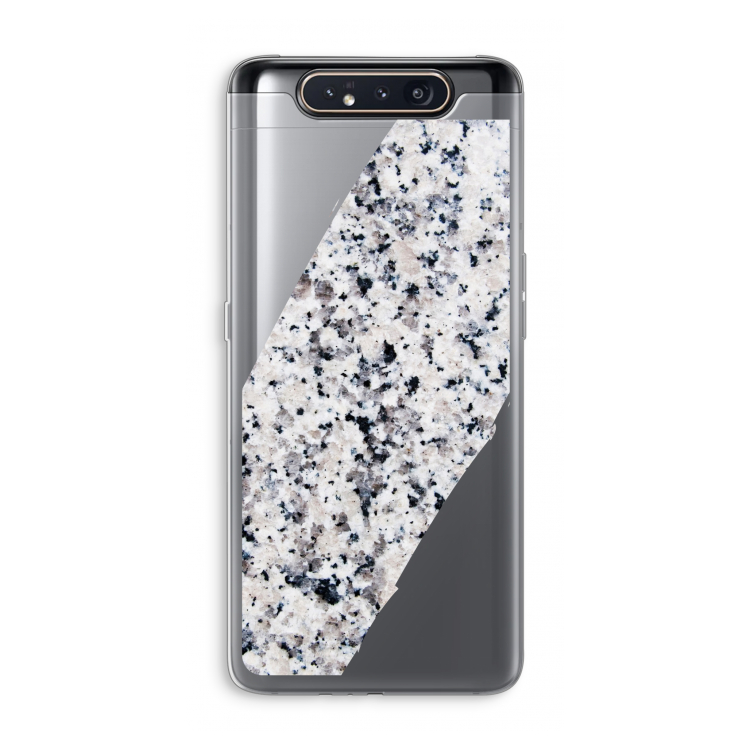 Gespikkelde marmer: Samsung Galaxy A80 Transparant Hoesje