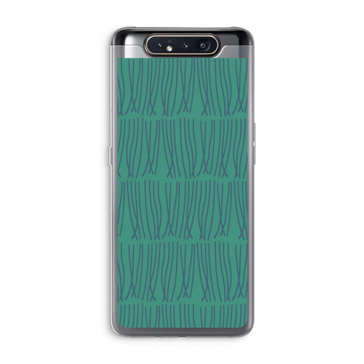 Swirls: Samsung Galaxy A80 Transparant Hoesje