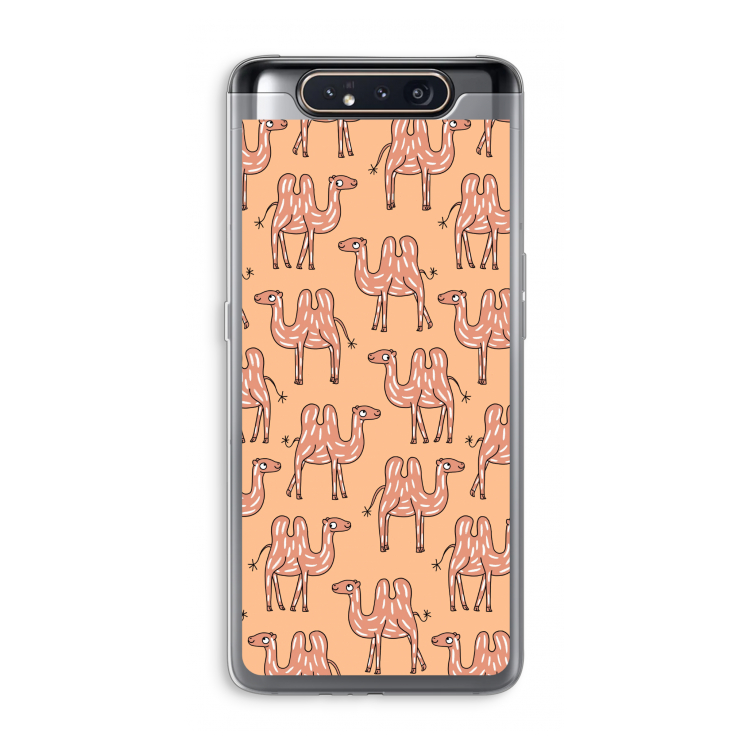 Kameel: Samsung Galaxy A80 Transparant Hoesje