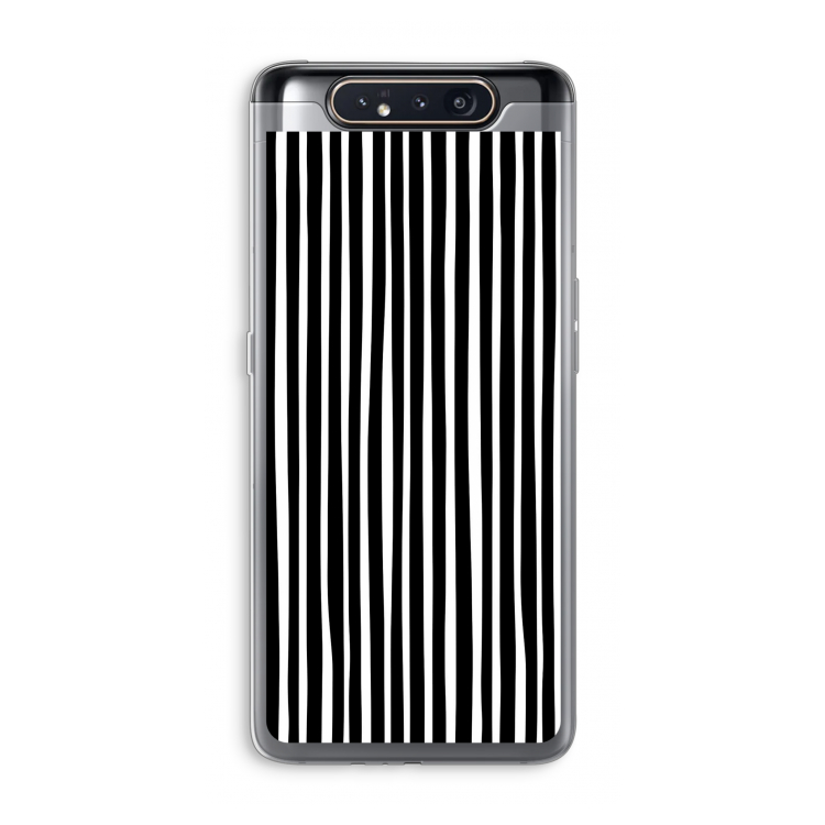 Stripes: Samsung Galaxy A80 Transparant Hoesje