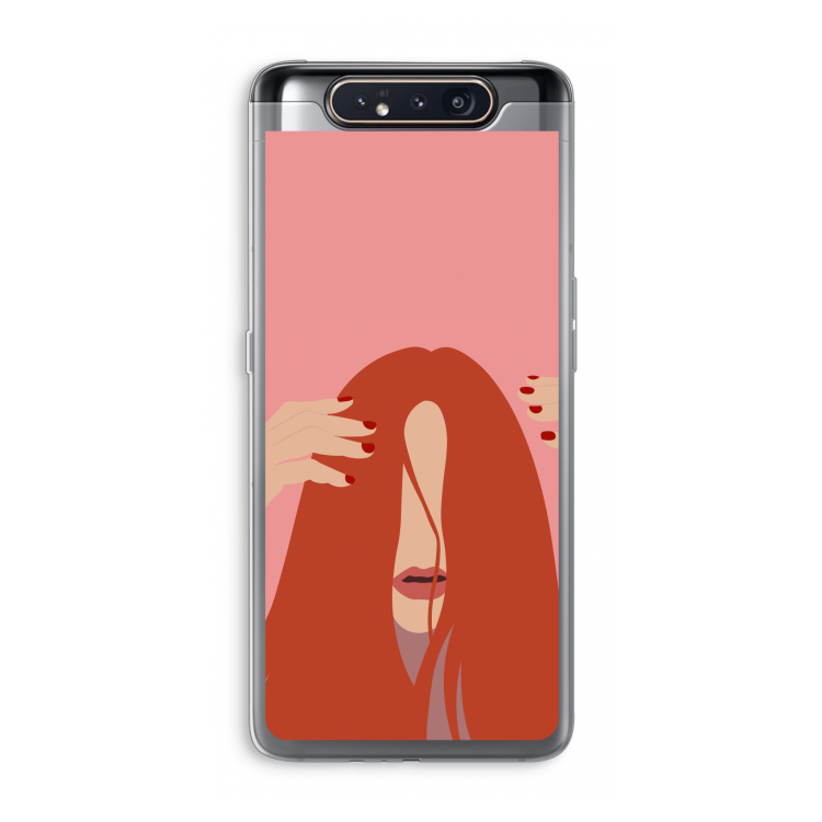 Woke up like this: Samsung Galaxy A80 Transparant Hoesje