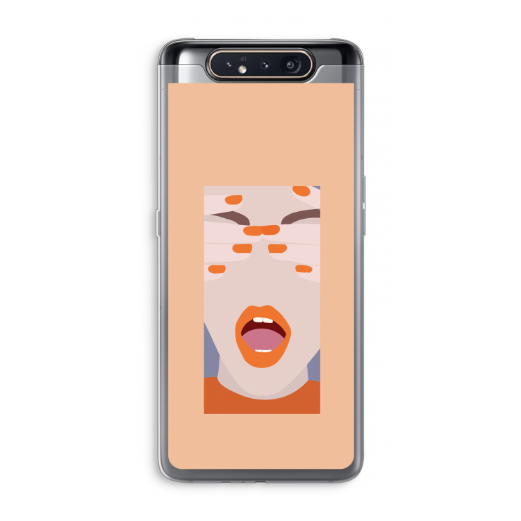 Surprise: Samsung Galaxy A80 Transparant Hoesje