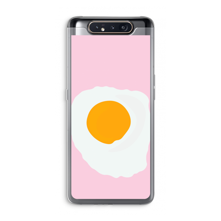 Sunny side up: Samsung Galaxy A80 Transparant Hoesje