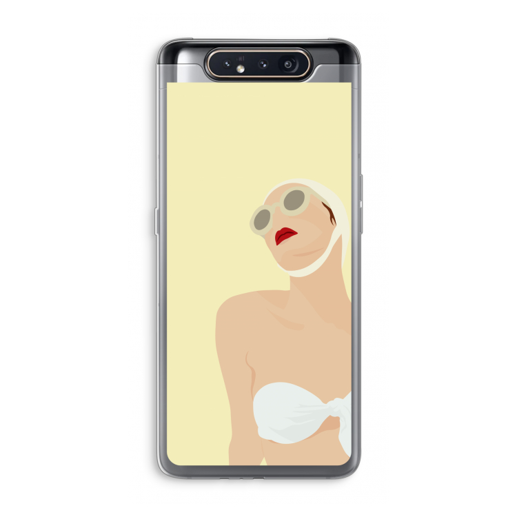Summer: Samsung Galaxy A80 Transparant Hoesje