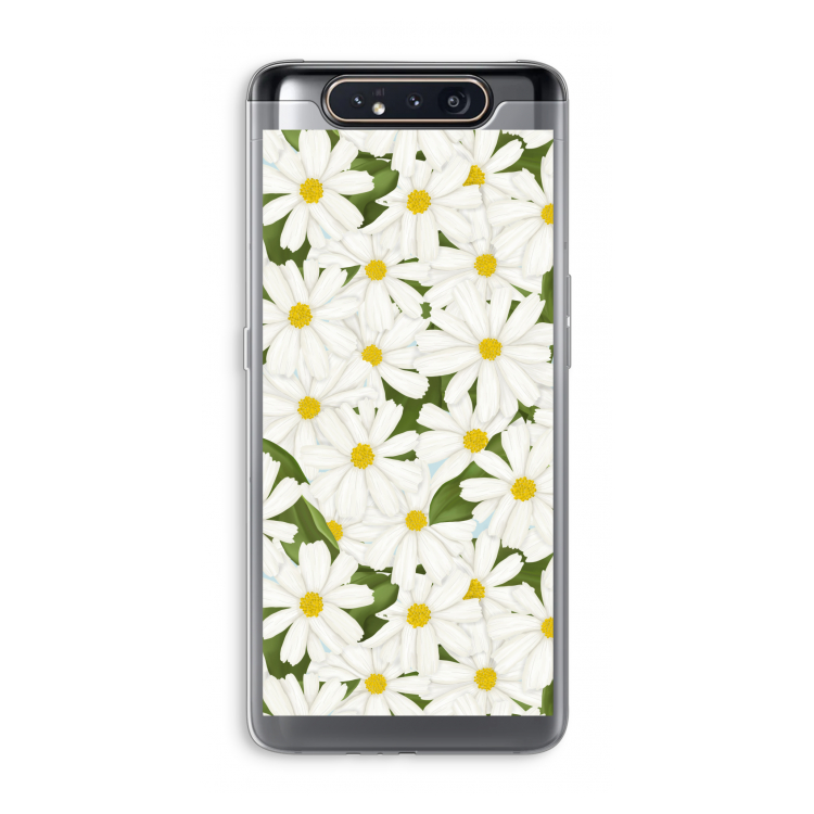 Summer Daisies: Samsung Galaxy A80 Transparant Hoesje