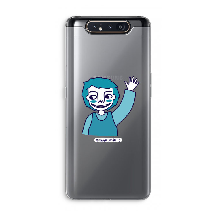 Zwaai: Samsung Galaxy A80 Transparant Hoesje