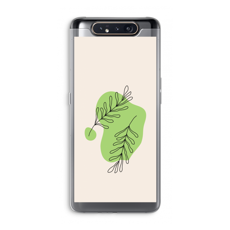Beleaf in you: Samsung Galaxy A80 Transparant Hoesje