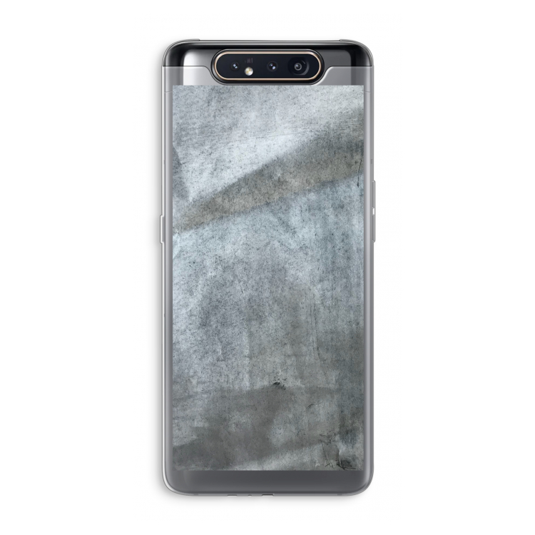 Grey Stone: Samsung Galaxy A80 Transparant Hoesje
