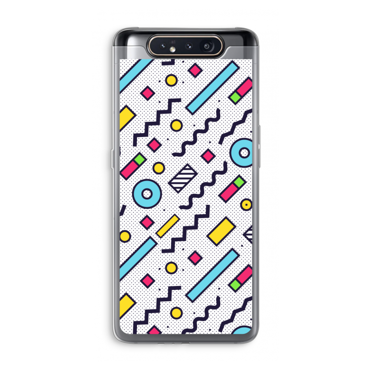 8-bit N°8: Samsung Galaxy A80 Transparant Hoesje