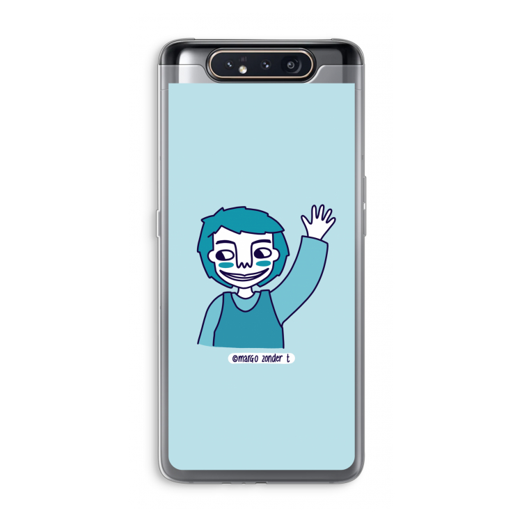 Zwaai: Samsung Galaxy A80 Transparant Hoesje