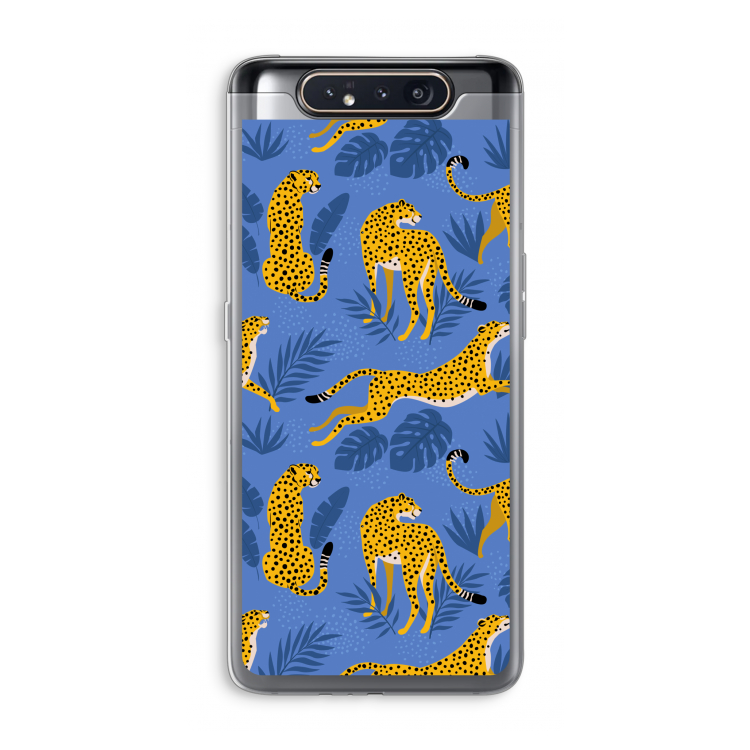 Luipaard: Samsung Galaxy A80 Transparant Hoesje