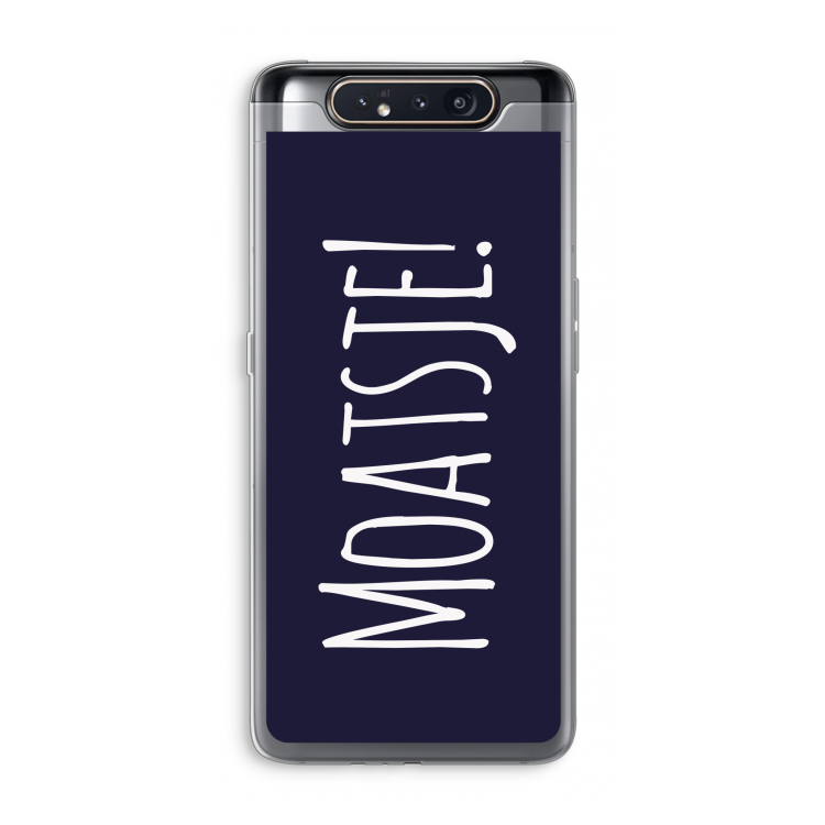 Moatsje!: Samsung Galaxy A80 Transparant Hoesje