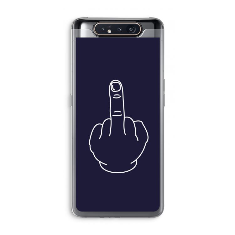 F**k U: Samsung Galaxy A80 Transparant Hoesje
