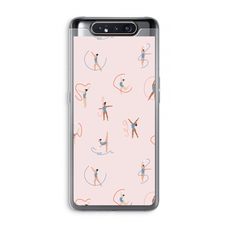 Dancing #3: Samsung Galaxy A80 Transparant Hoesje