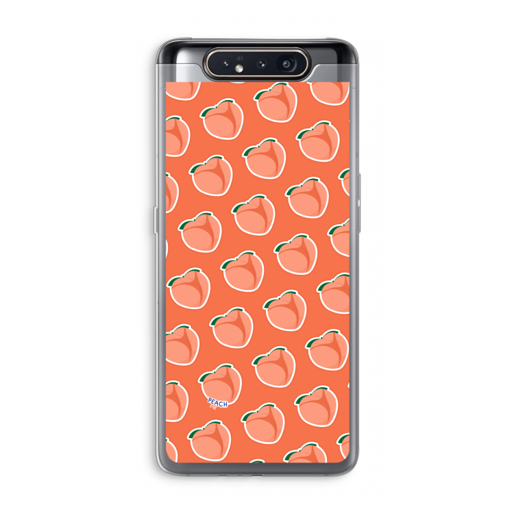 Just peachy: Samsung Galaxy A80 Transparant Hoesje