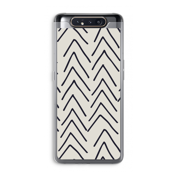 Marrakech Arrows: Samsung Galaxy A80 Transparant Hoesje