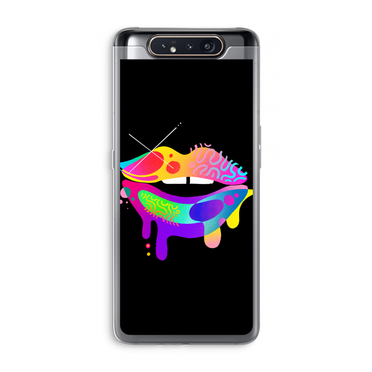 Lip Palette: Samsung Galaxy A80 Transparant Hoesje