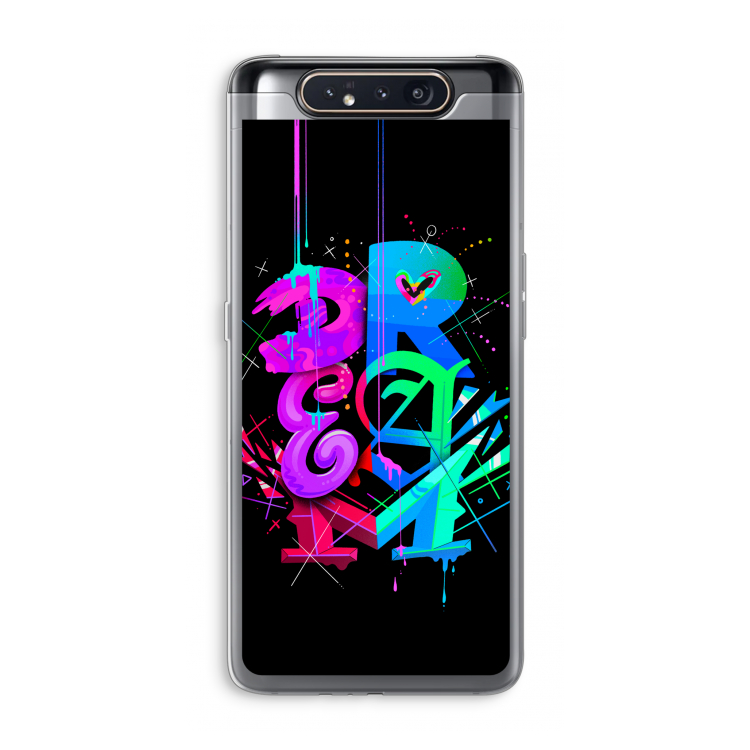 Dream: Samsung Galaxy A80 Transparant Hoesje