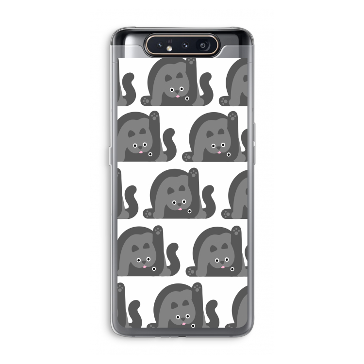 Cats: Samsung Galaxy A80 Transparant Hoesje