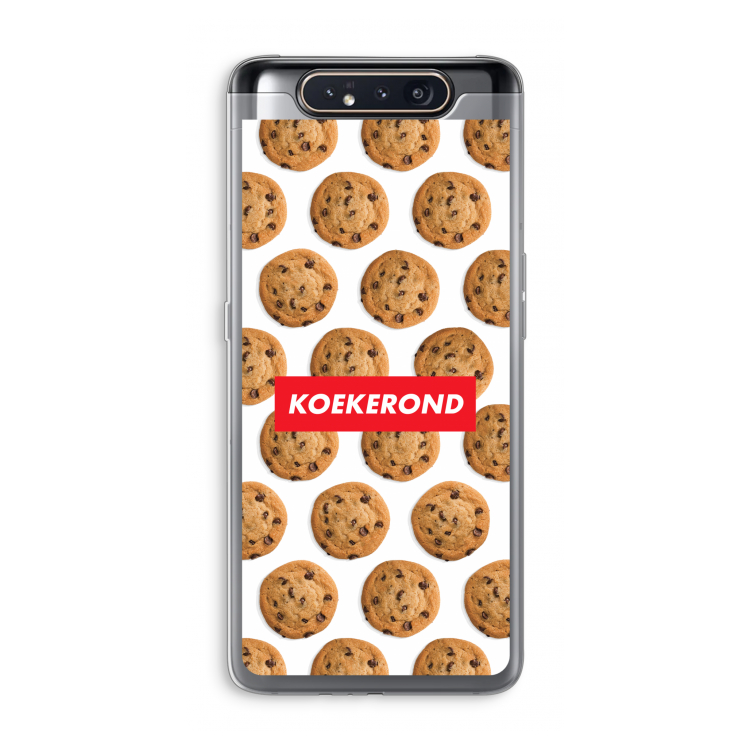Koekerond: Samsung Galaxy A80 Transparant Hoesje