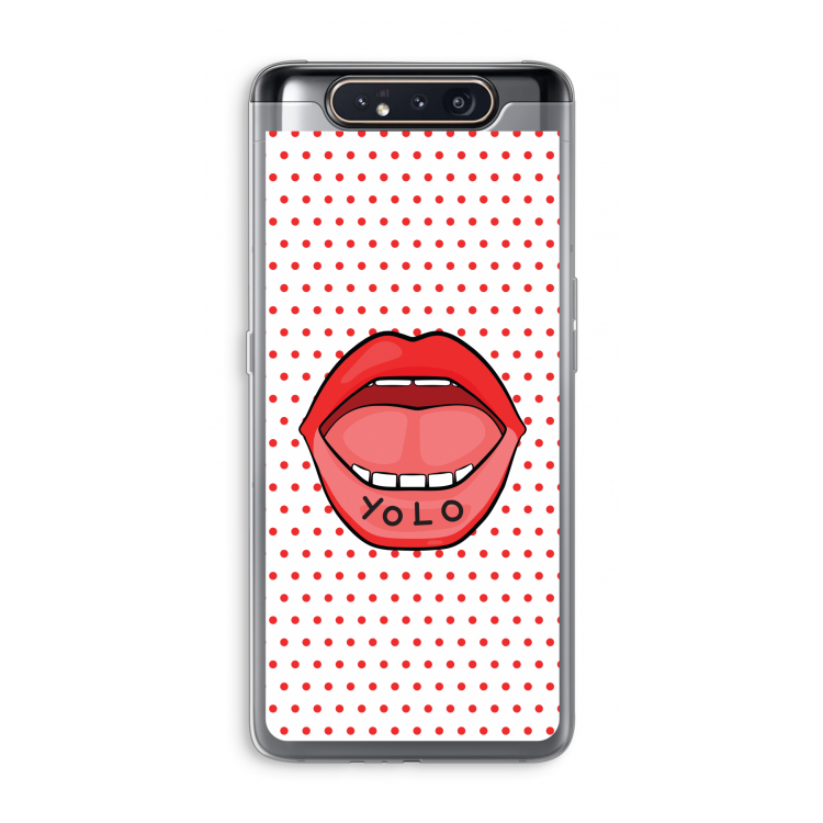 Yolo Denise: Samsung Galaxy A80 Transparant Hoesje