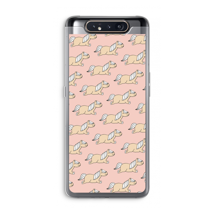 Ponys: Samsung Galaxy A80 Transparant Hoesje