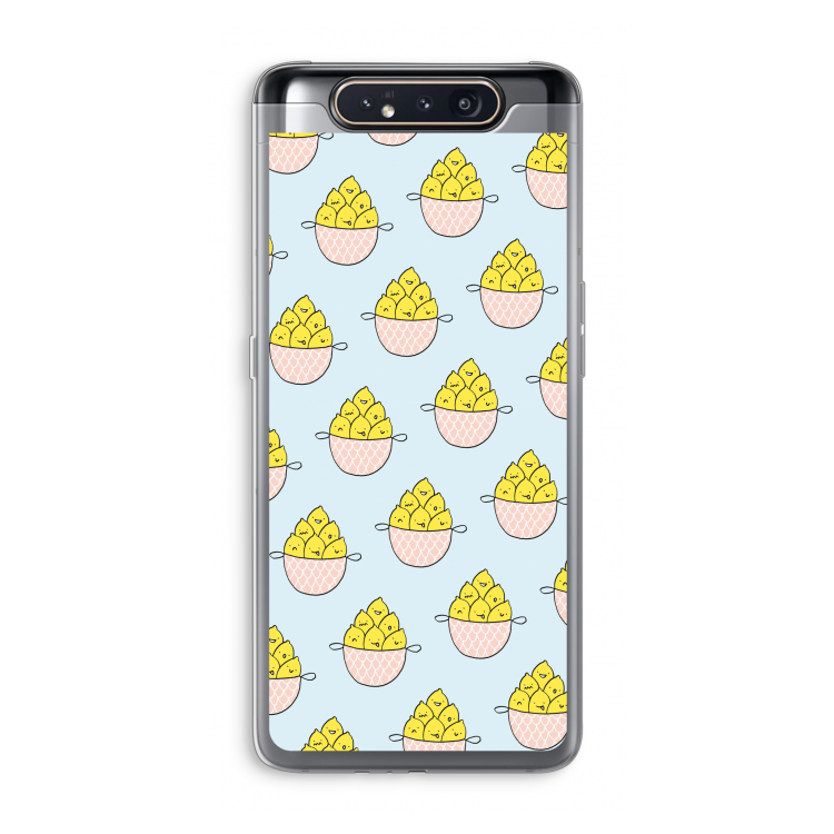 Citroenen: Samsung Galaxy A80 Transparant Hoesje