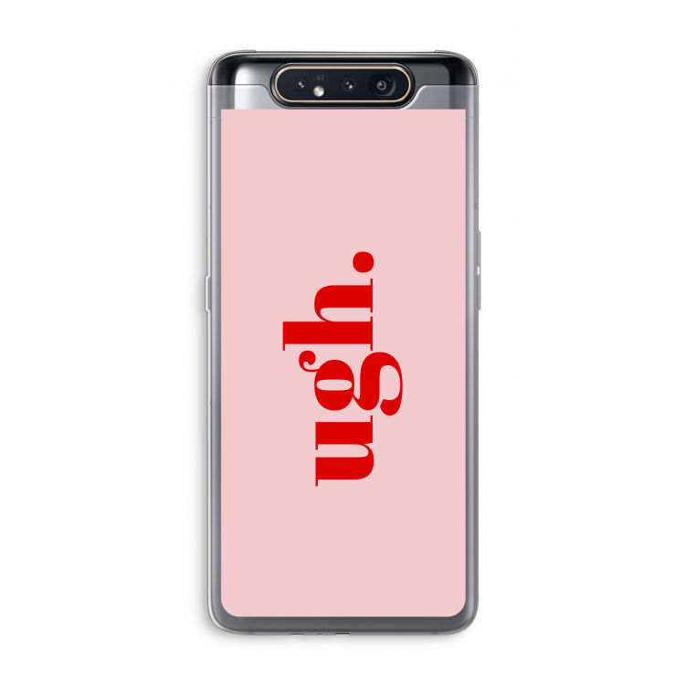 Ugh: Samsung Galaxy A80 Transparant Hoesje