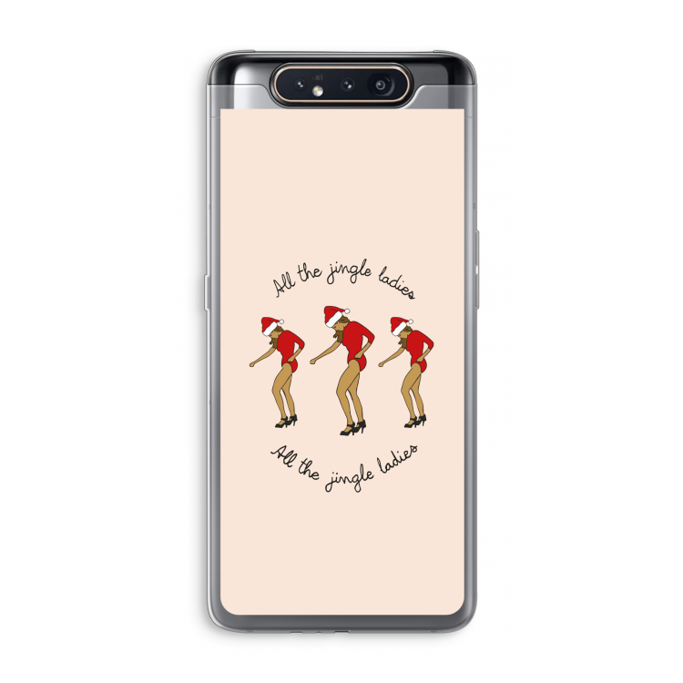 Jingle Ladies: Samsung Galaxy A80 Transparant Hoesje