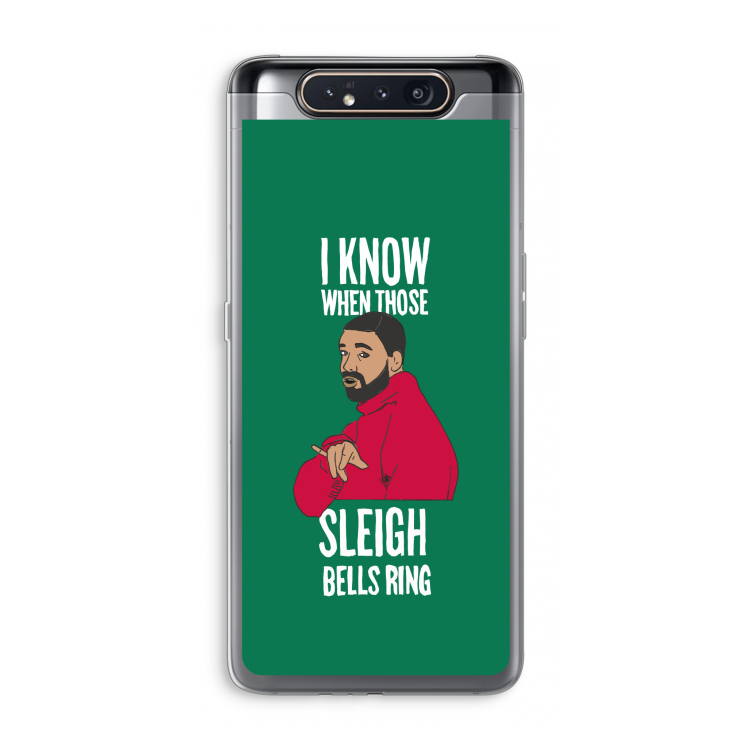 Sleigh Bells Ring: Samsung Galaxy A80 Transparant Hoesje