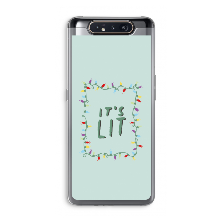 It's Lit: Samsung Galaxy A80 Transparant Hoesje