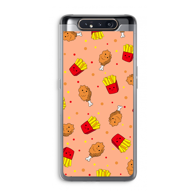 Chicken 'n Fries: Samsung Galaxy A80 Transparant Hoesje