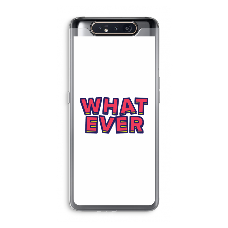 Whatever: Samsung Galaxy A80 Transparant Hoesje