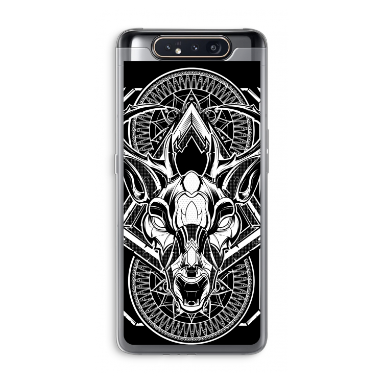 Oh Deer: Samsung Galaxy A80 Transparant Hoesje