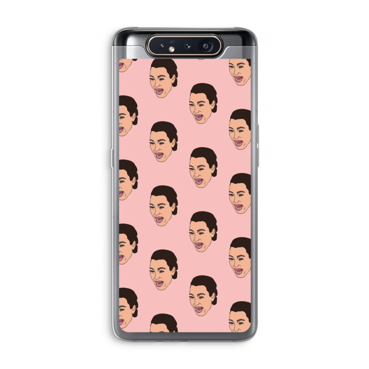 Ugly Cry Call: Samsung Galaxy A80 Transparant Hoesje