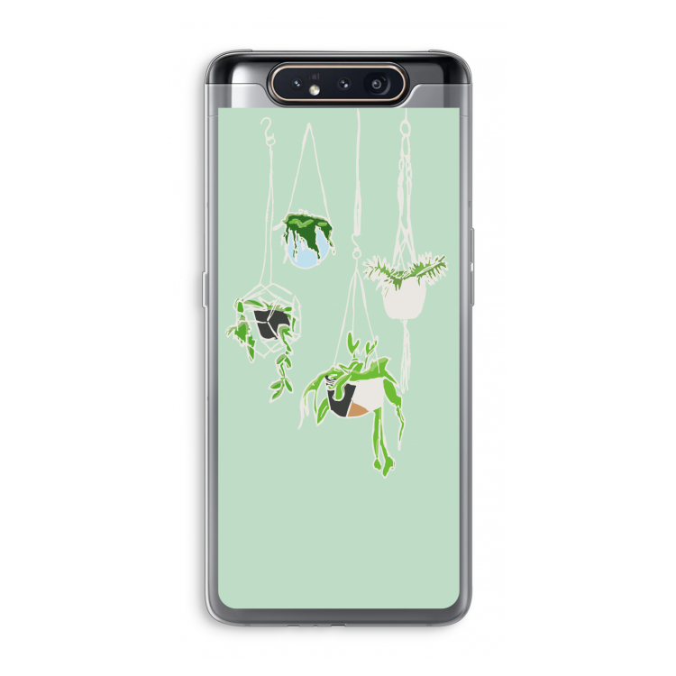 Hang In There: Samsung Galaxy A80 Transparant Hoesje