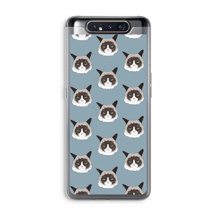 It's a Purrr Case: Samsung Galaxy A80 Transparant Hoesje