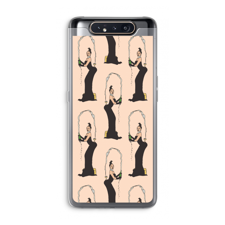 Pop Some Kim: Samsung Galaxy A80 Transparant Hoesje