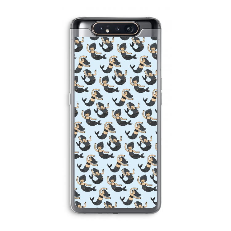 Zeemeermin: Samsung Galaxy A80 Transparant Hoesje