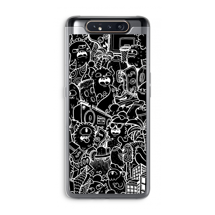 Vexx Black City : Samsung Galaxy A80 Transparant Hoesje