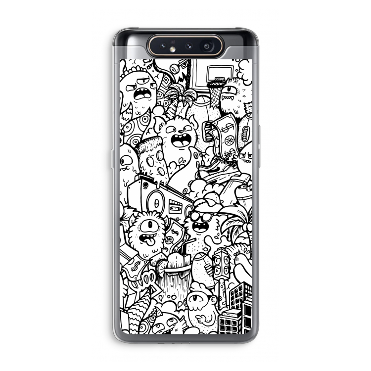 Vexx City #2: Samsung Galaxy A80 Transparant Hoesje