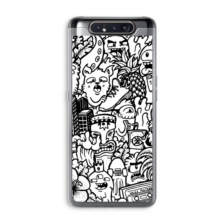Vexx Mixtape #2: Samsung Galaxy A80 Transparant Hoesje