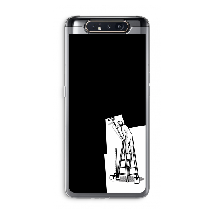 Musketon Painter: Samsung Galaxy A80 Transparant Hoesje
